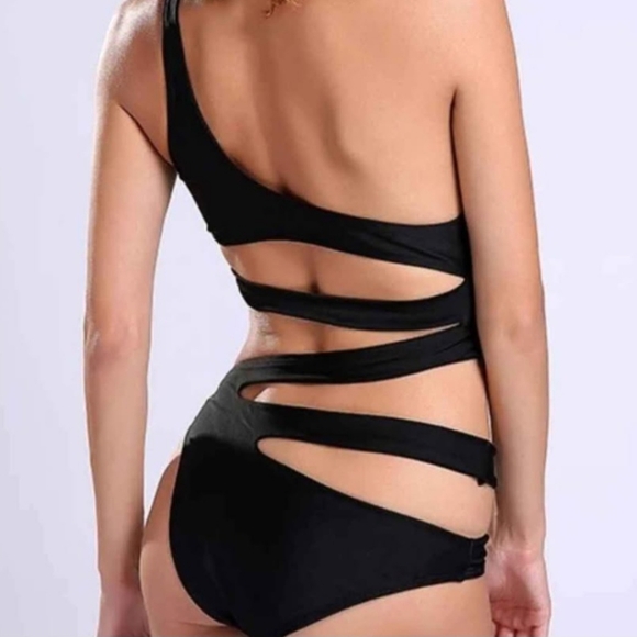 NEW! Women's One Piece Bandage Swimsuit - Picture 2 of 5